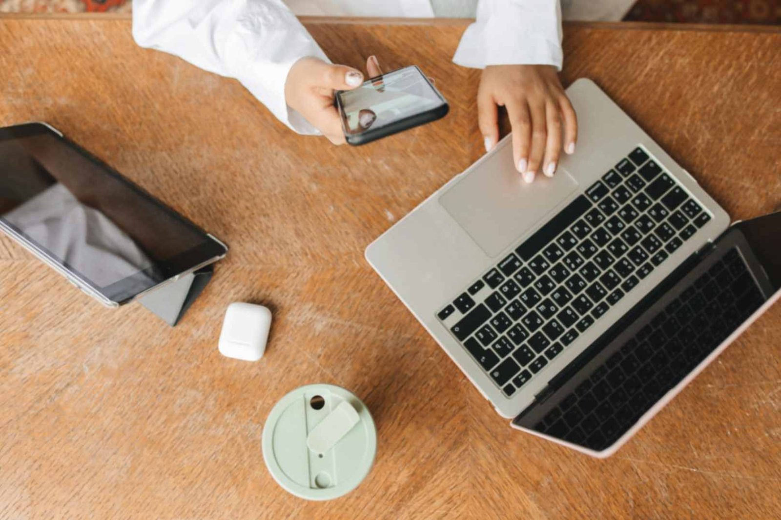 Modern digital technology with laptop and smartphone, Trend Weekly